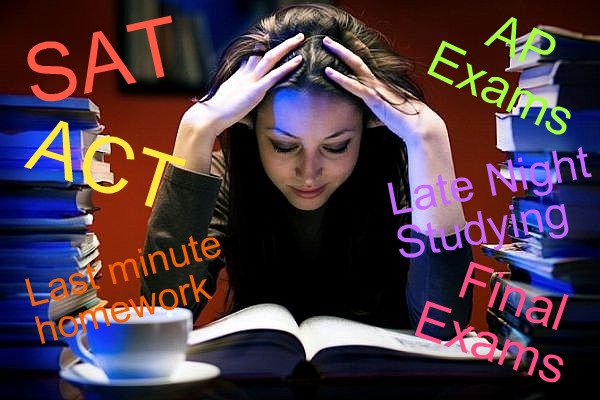 high school homework stress